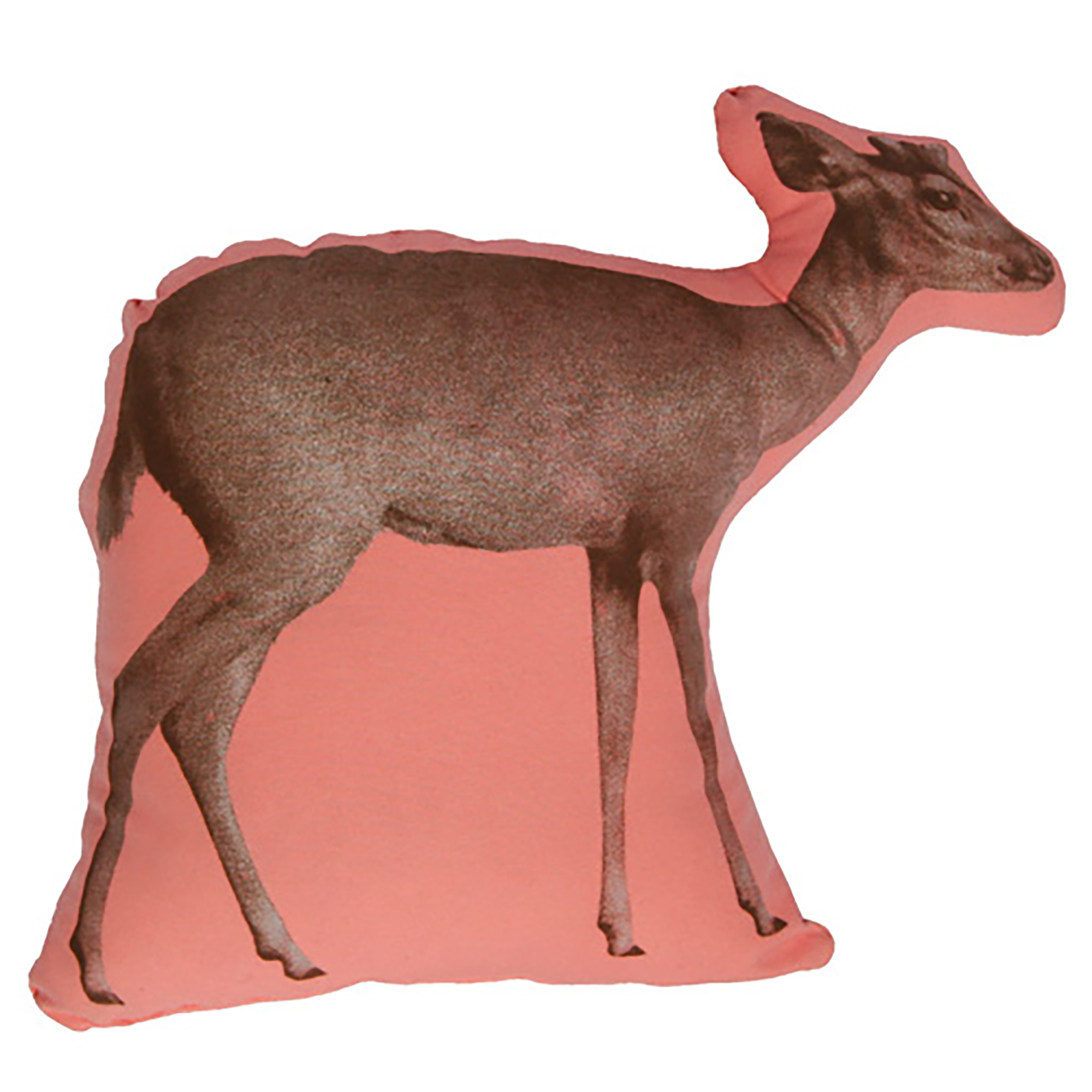 FAUNA Mini Cushion Deer Brown Pink