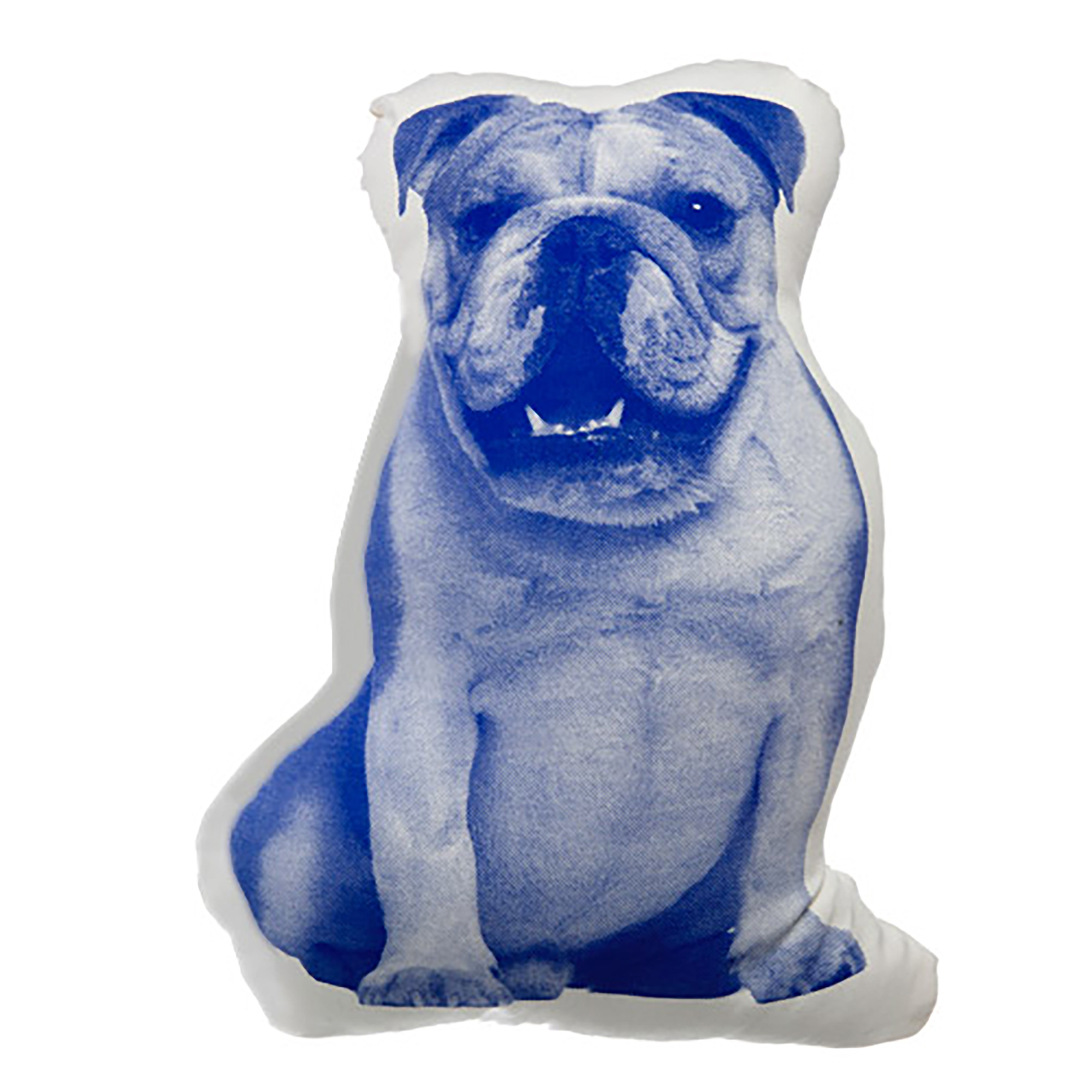 FAUNA Mini Cushion English Bulldog Cobalt