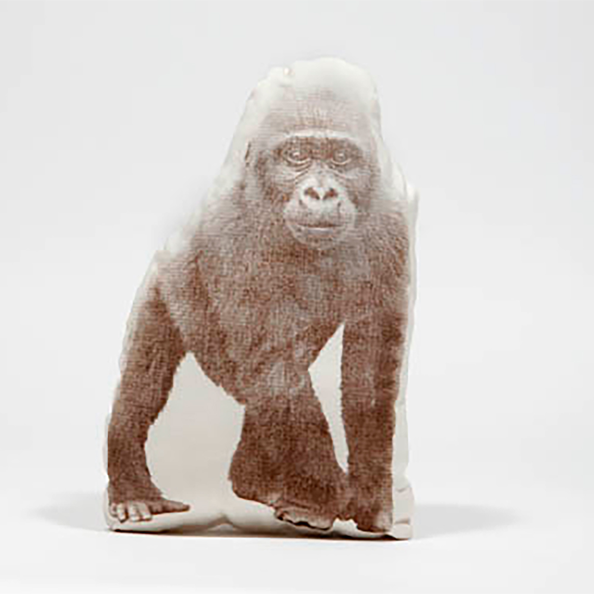 FAUNA Mini Cushion Gorilla Brown