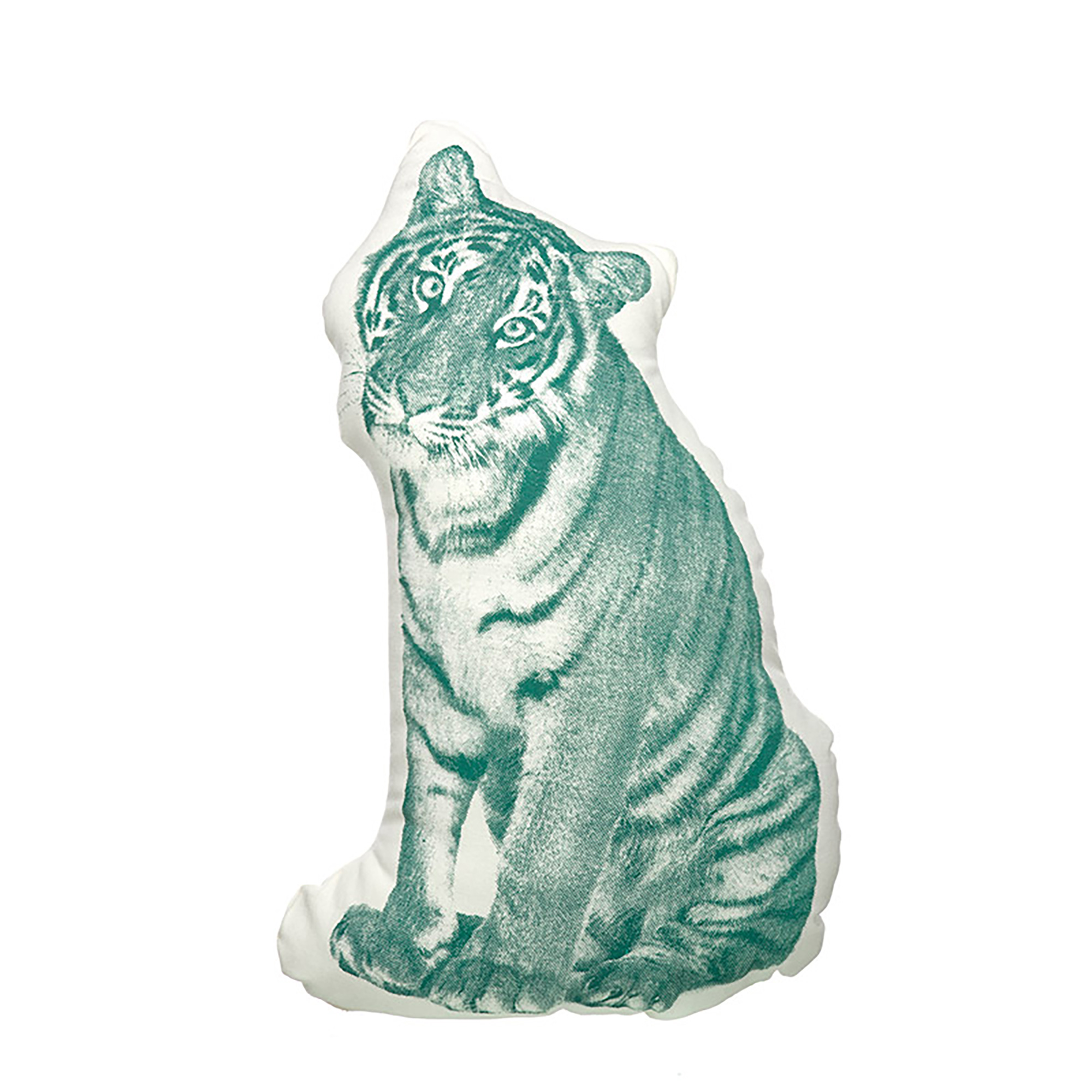 FAUNA Mini Cushion Tiger Green