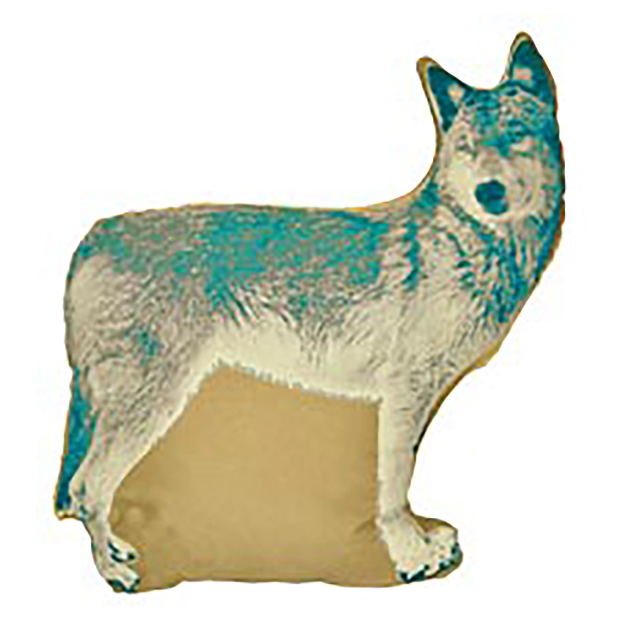 FAUNA Cushion Wolf Turquois