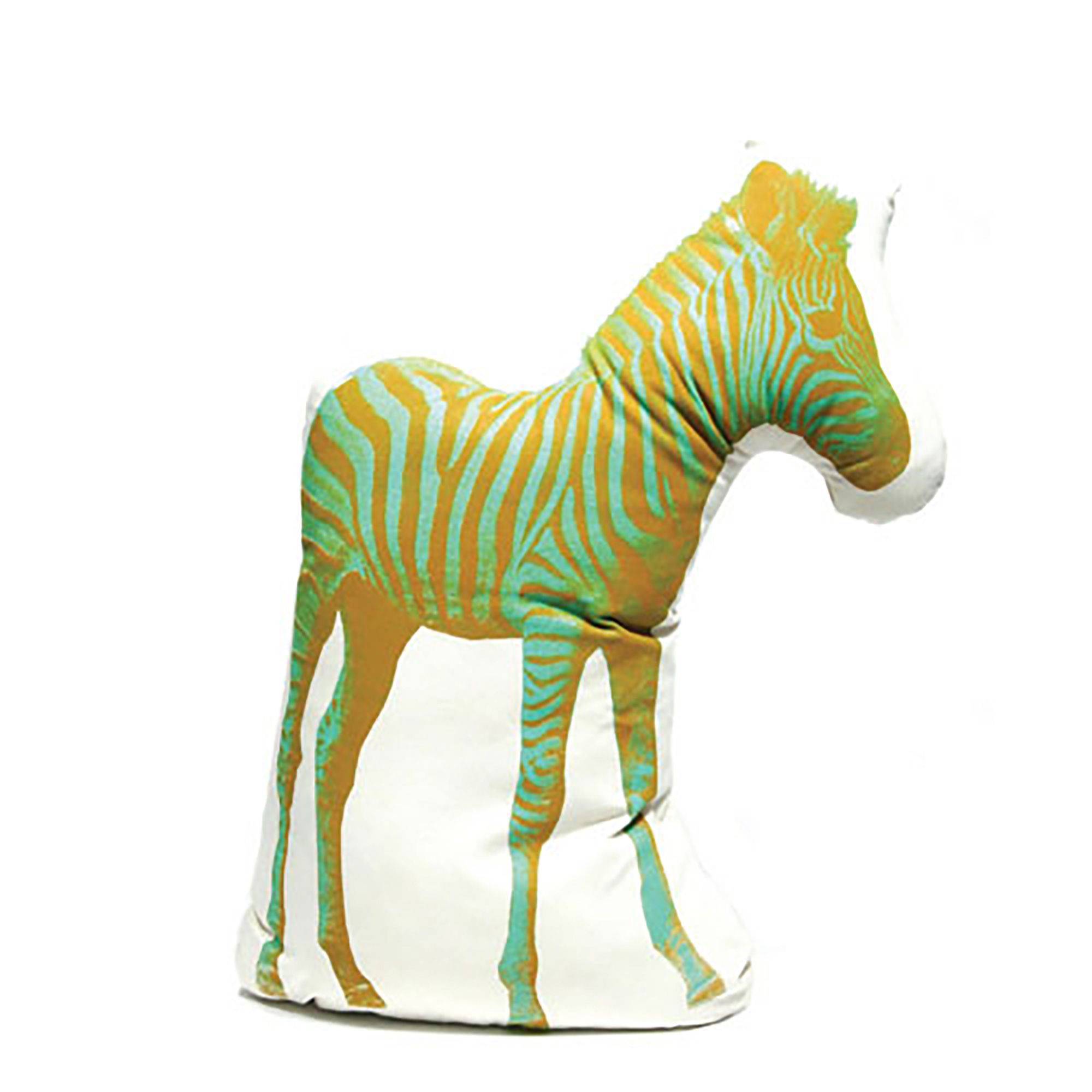 FAUNA Cushion Zebra Mint