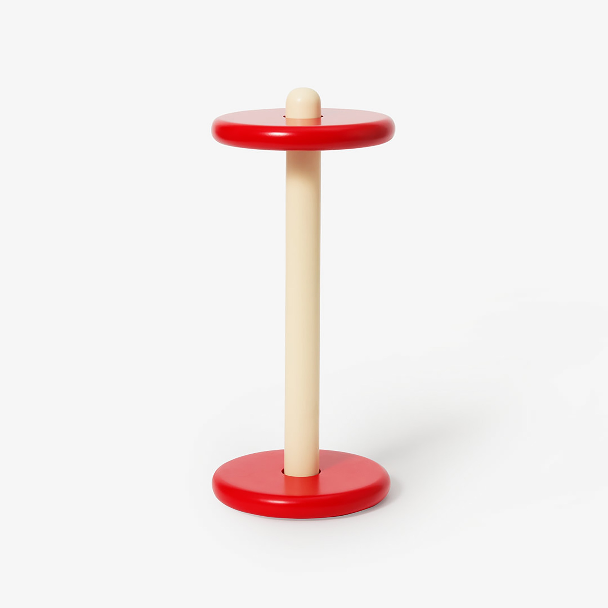 Spool Paper Towel Holder Red Yellow