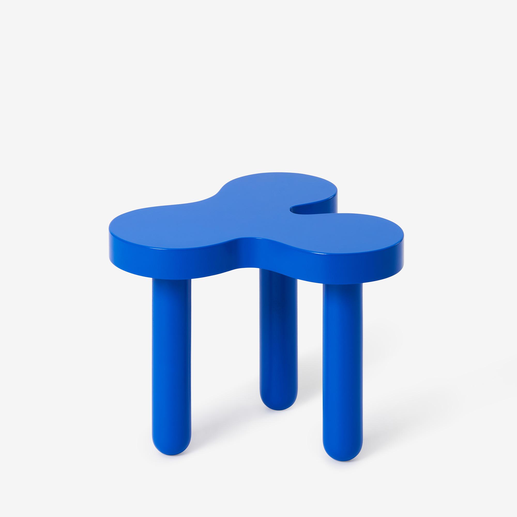 Splat Side Table Short Blue