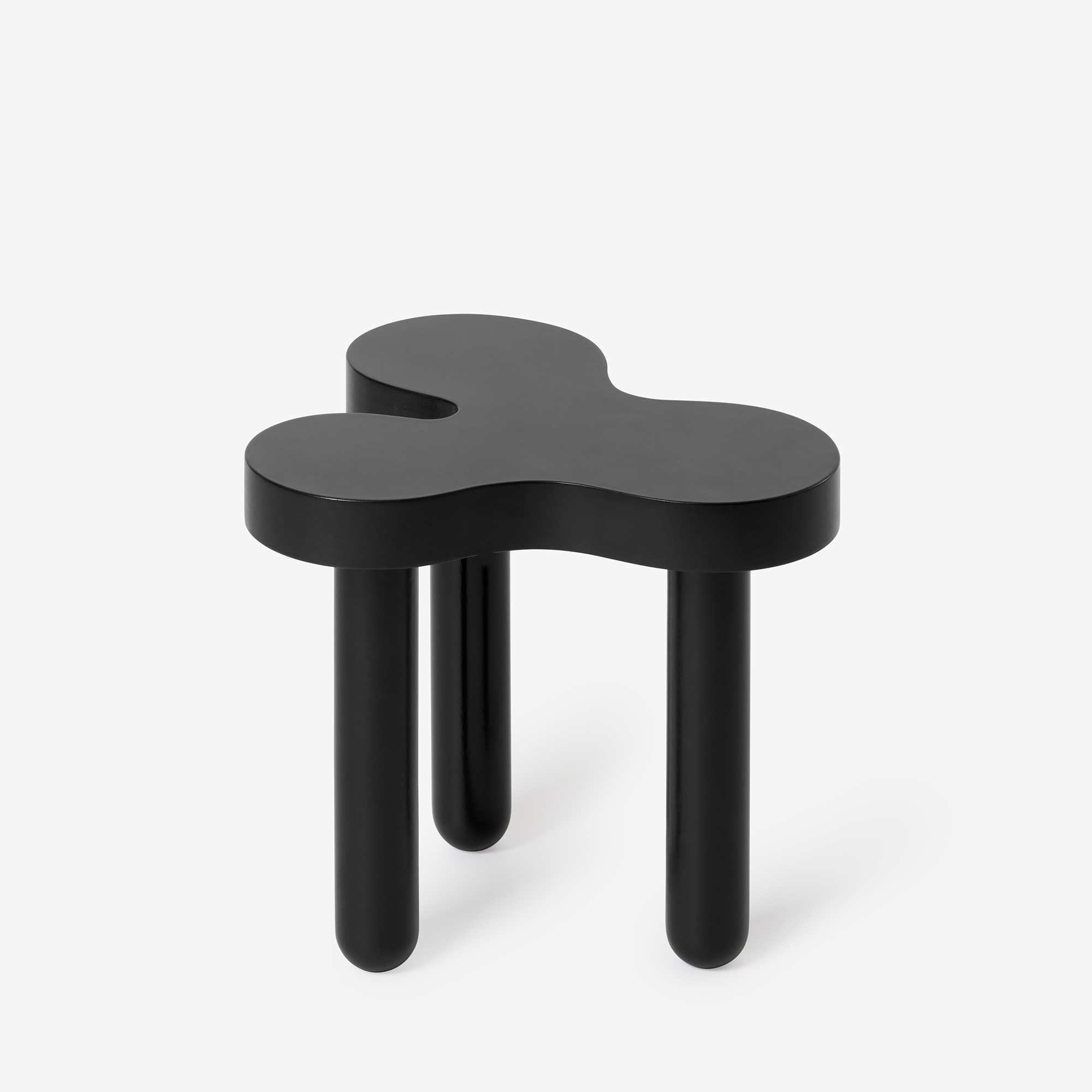 Splat Side Table Short Black