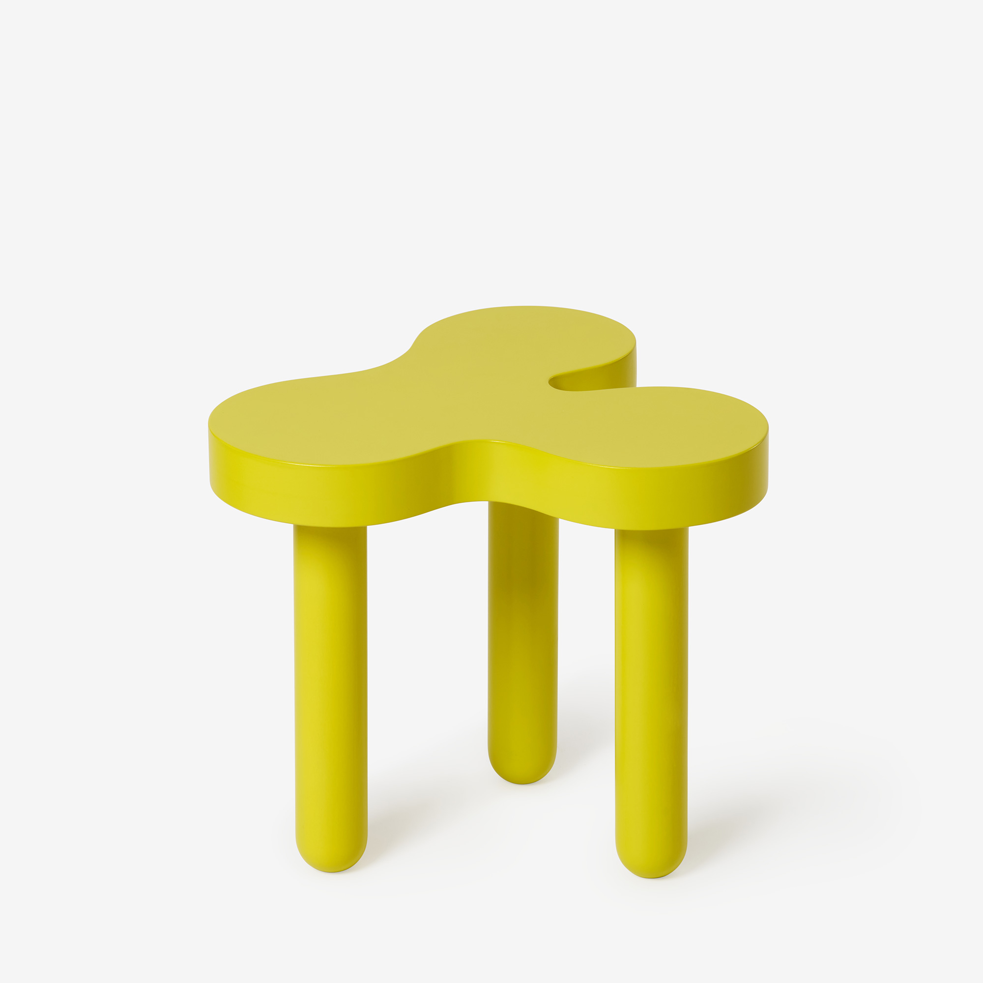 Splat Side Table Short Chartreuse
