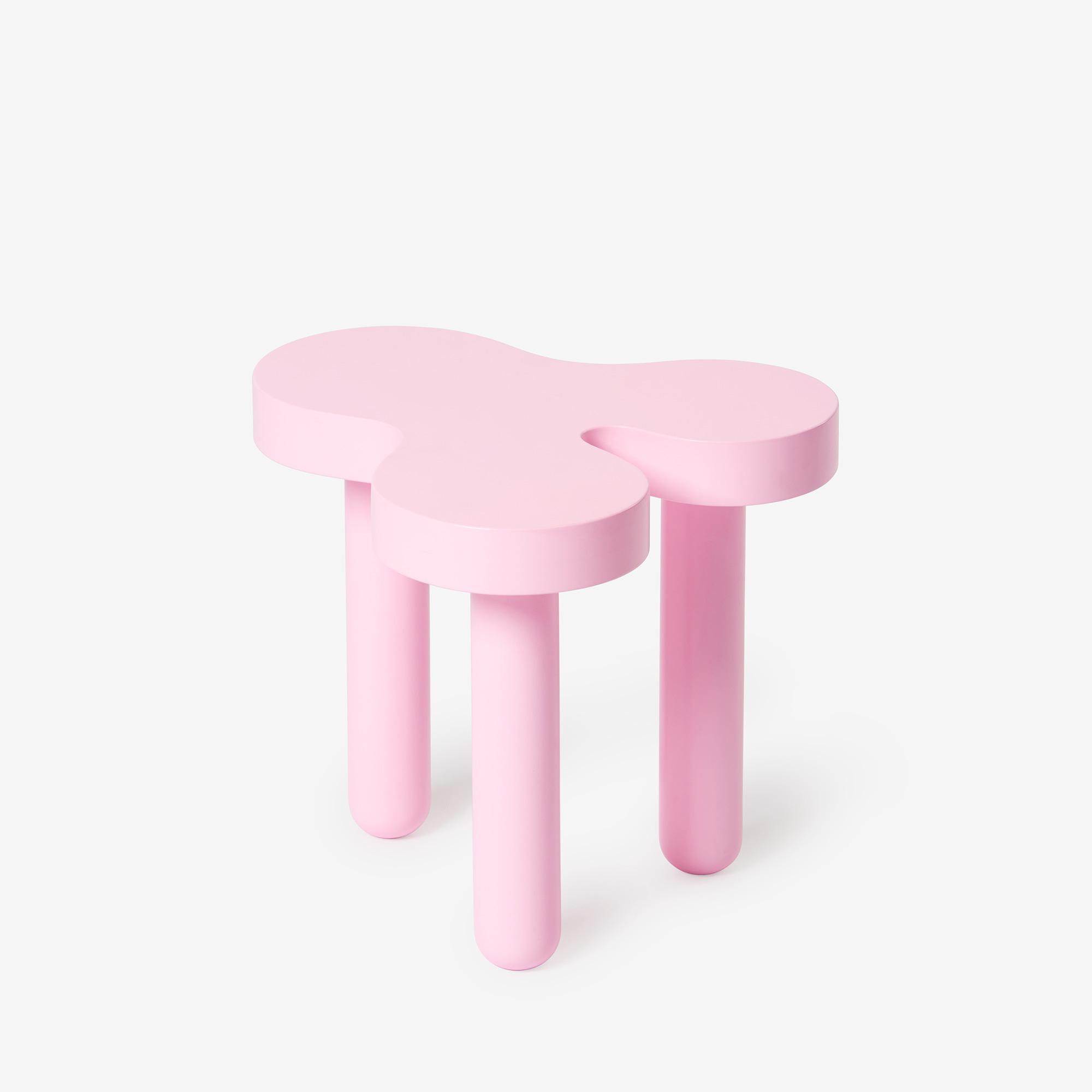 Splat Side Table Short Pink