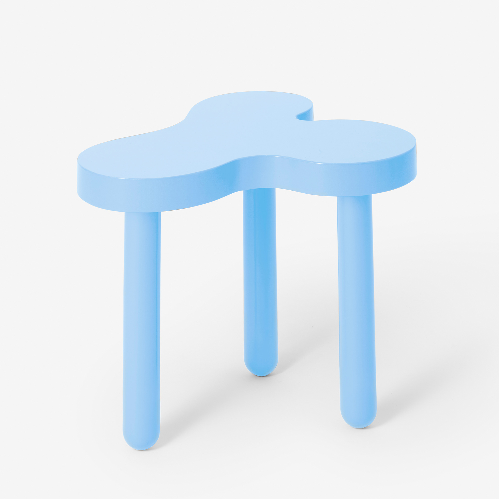 Splat Side Table Tall Light Blue