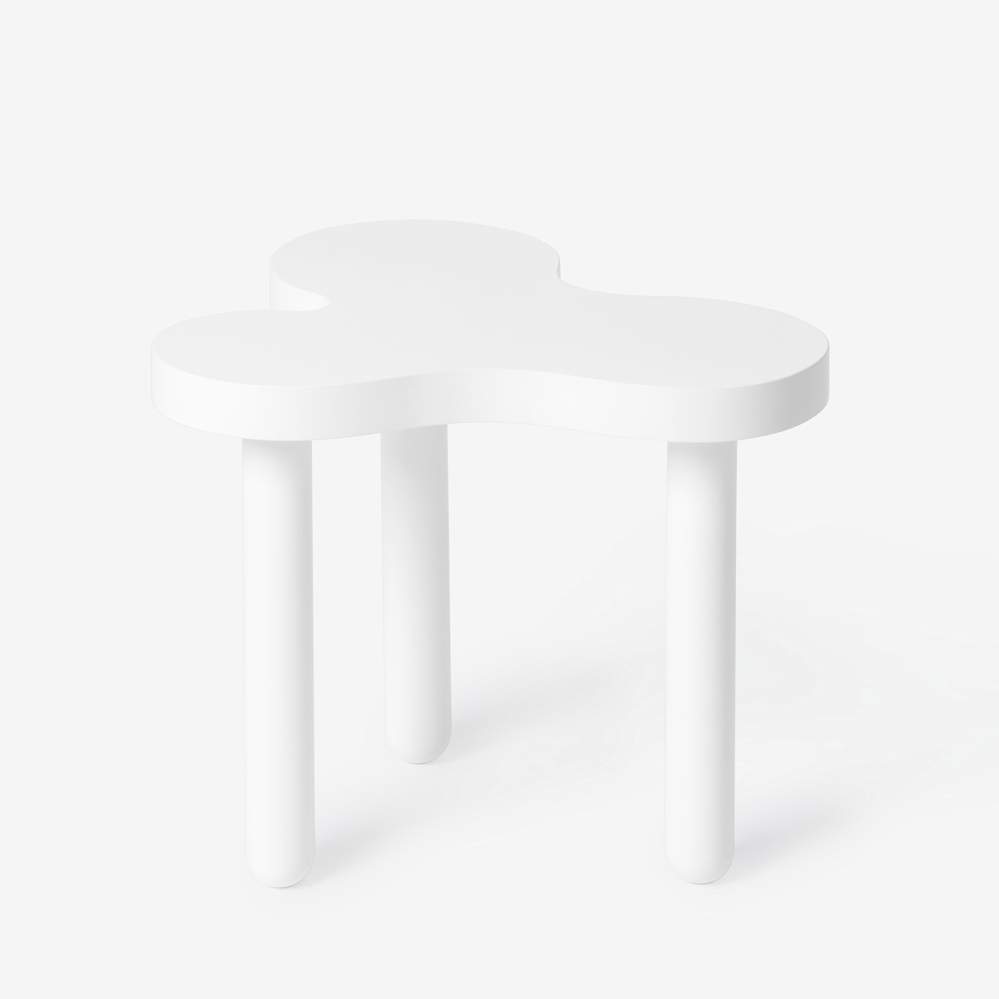 Splat Side Table Tall White