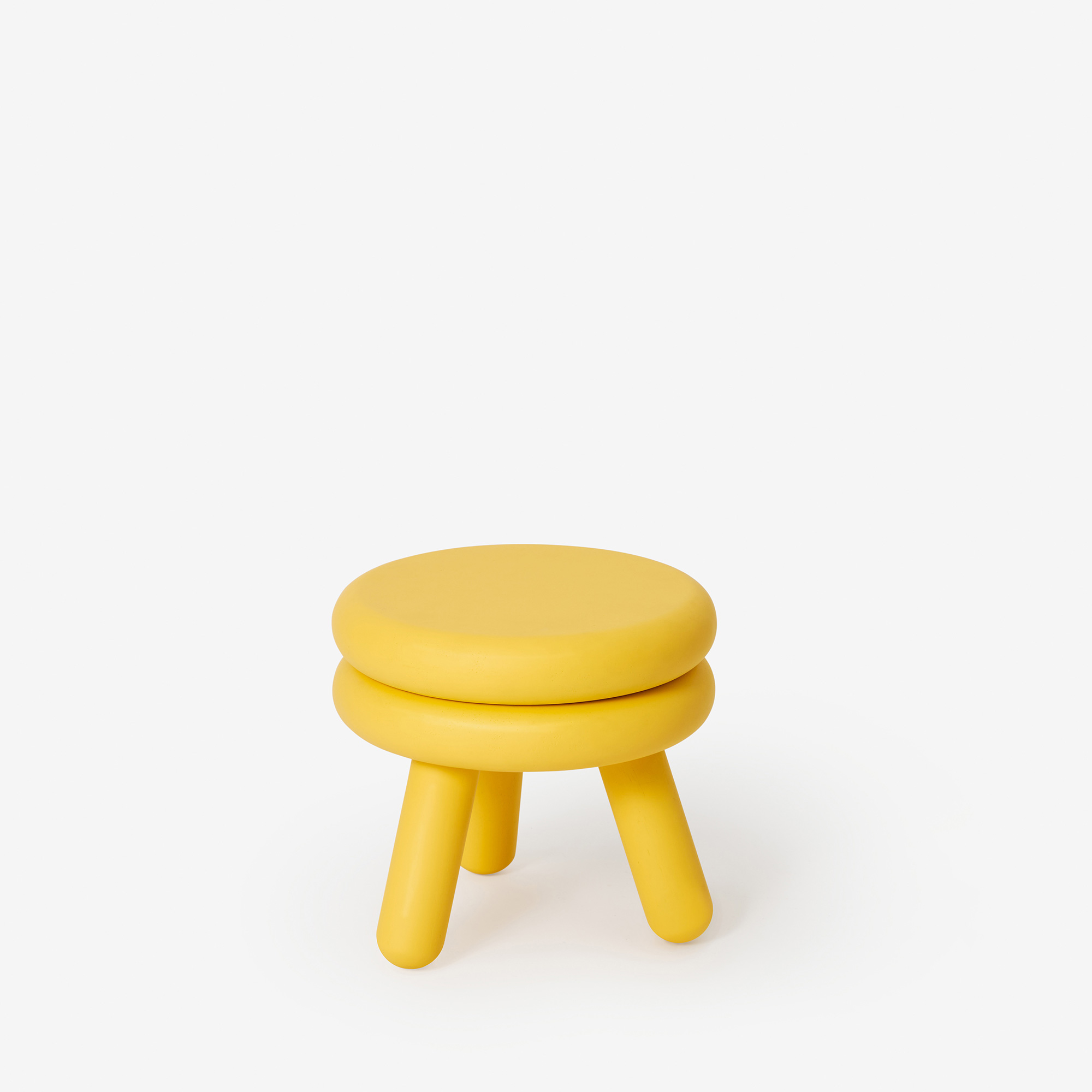Pluma Stool Short Yellow