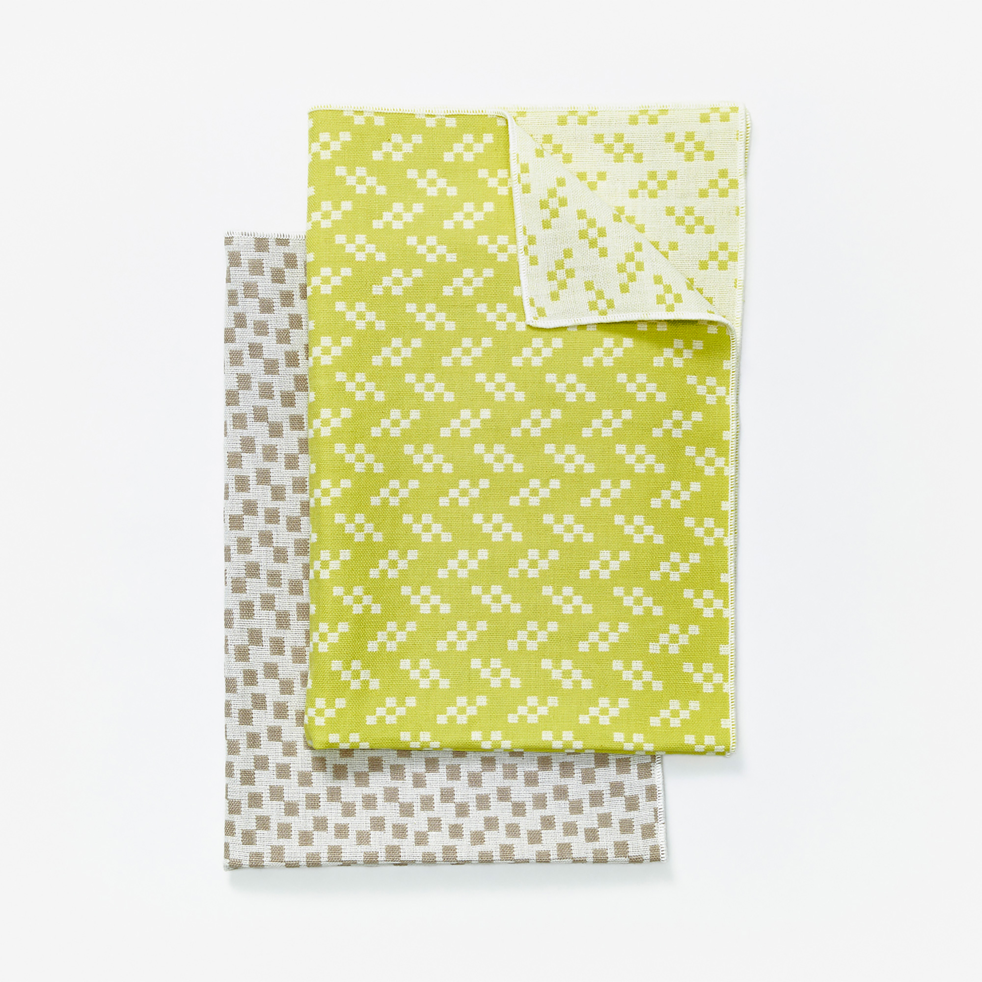 Bitmap Tea Towels Set of 2 Static Color