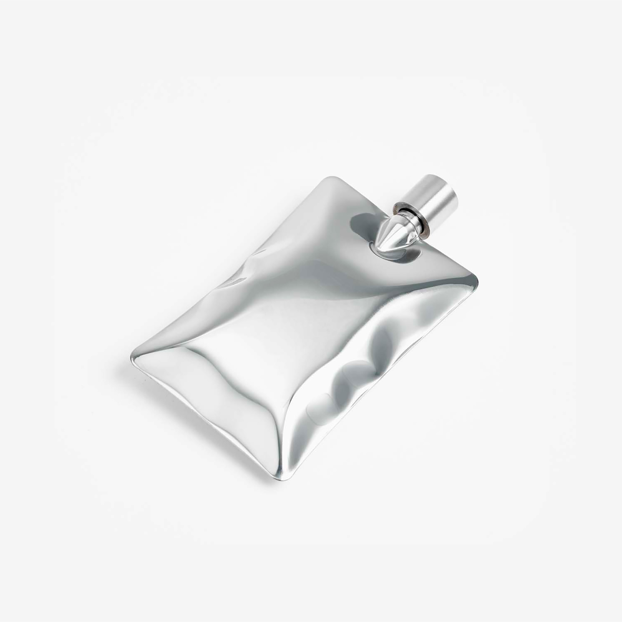 Liquid Body Flask Silver