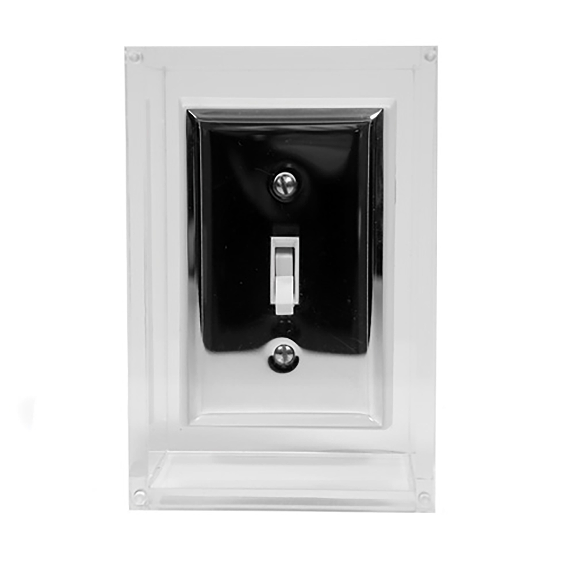 On Off Light Switch Chrome