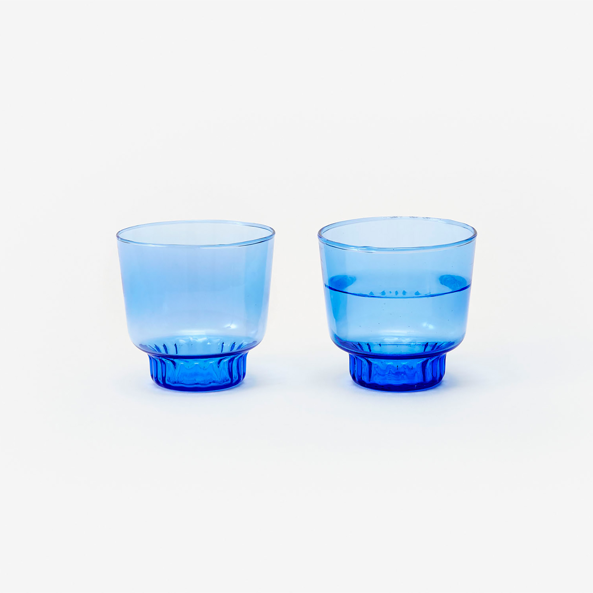 Ridge Kitchen Glasses Set of 2 Blue